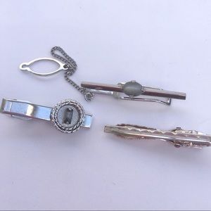 Bundle of 3 Vintage Tie Pin 1" each.